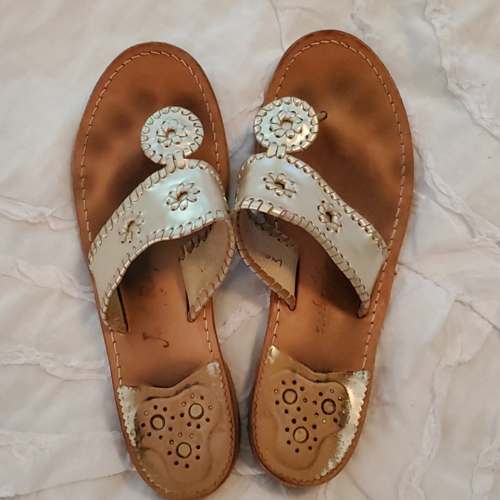 Platinum Jack Rogers Sandals